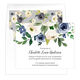 Blue and Ivory Rose Folded Sympathy Cards Image 4 of 4